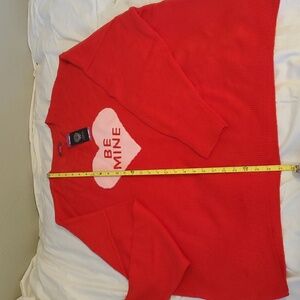 Vince Camuto Heart Sweater Plus Size XXL